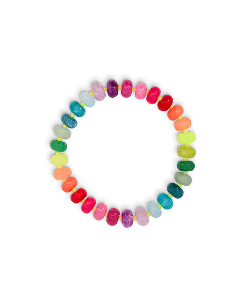 XUXA Multicoloured Jade bead bracelet