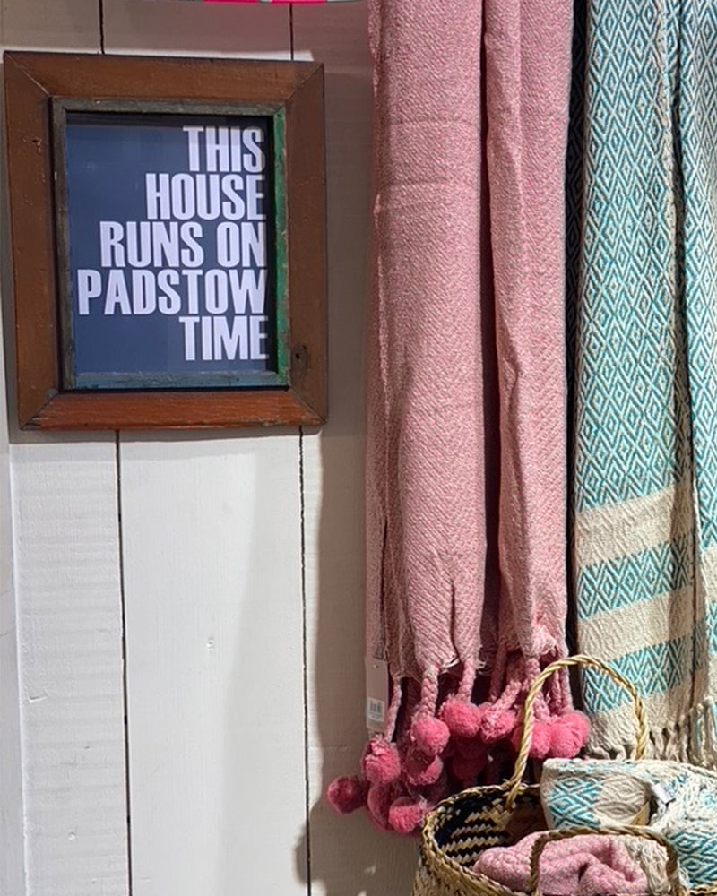 'This House Runs on Padstow Time' Poster