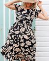 Jemma Black Floral Dress