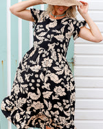 Jemma Black Floral Dress