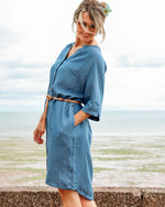 Sophia Denim Shirt Dress