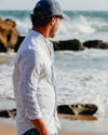 Aloft White Seahorse Beach Shirt
