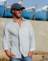 Aloft White Seahorse Beach Shirt