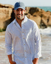 Aloft White Seahorse Beach Shirt