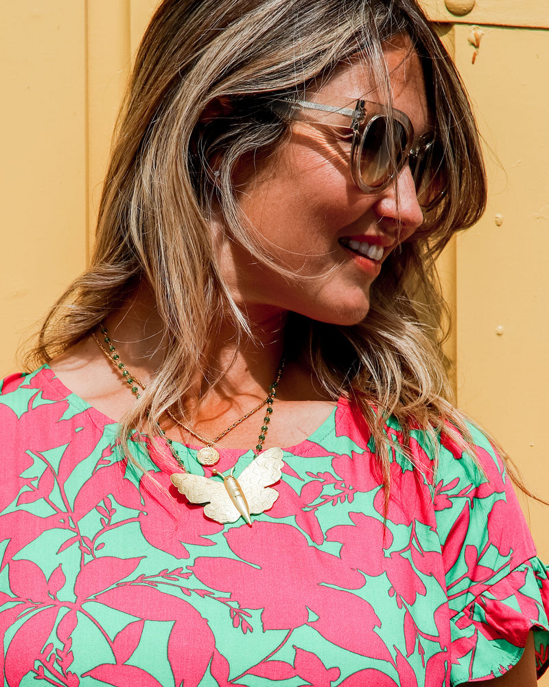 Place du Soleil Butterfly Necklace