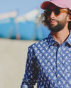 Aloft True Blue Octopus Beach Shirt