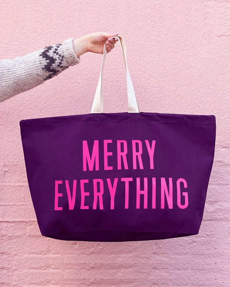 Merry Everything XL Tote