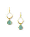 Bay Reef Aqua Earrings