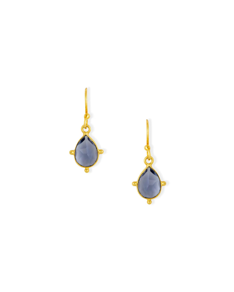 Ashiana Snowdrop Iolite Earrings