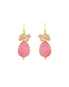 Willow Pink Jade Earrings