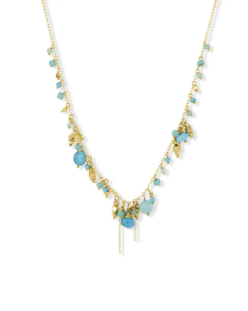 Ashiana Olive Necklace turquoise