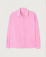 American Vintage Padow Bubblegum Pink Cord Shirt