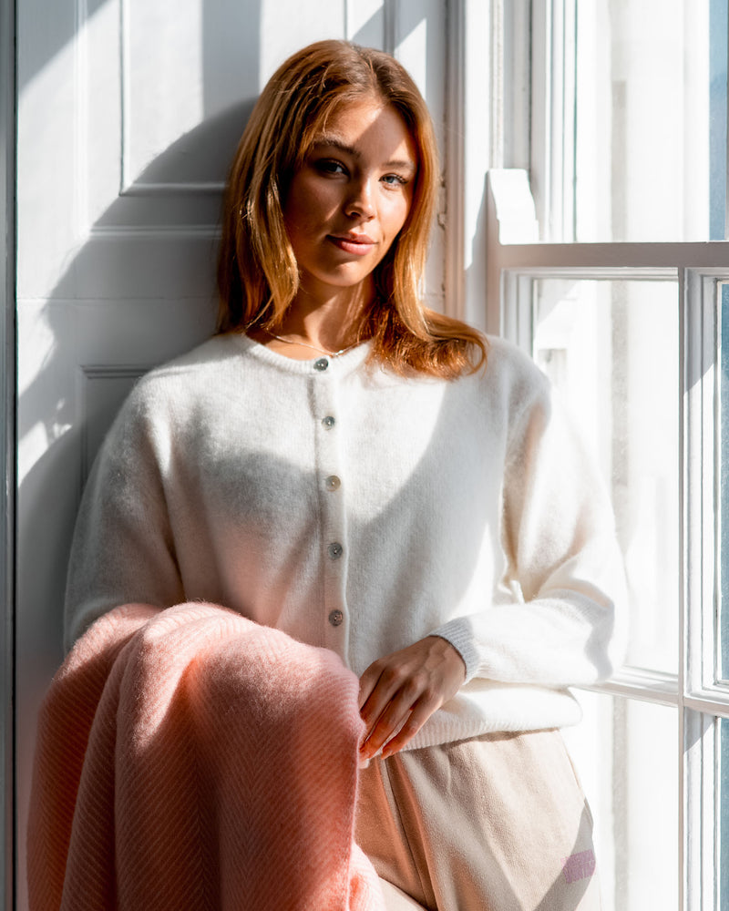 American Vintage Vitow Cream Cardigan