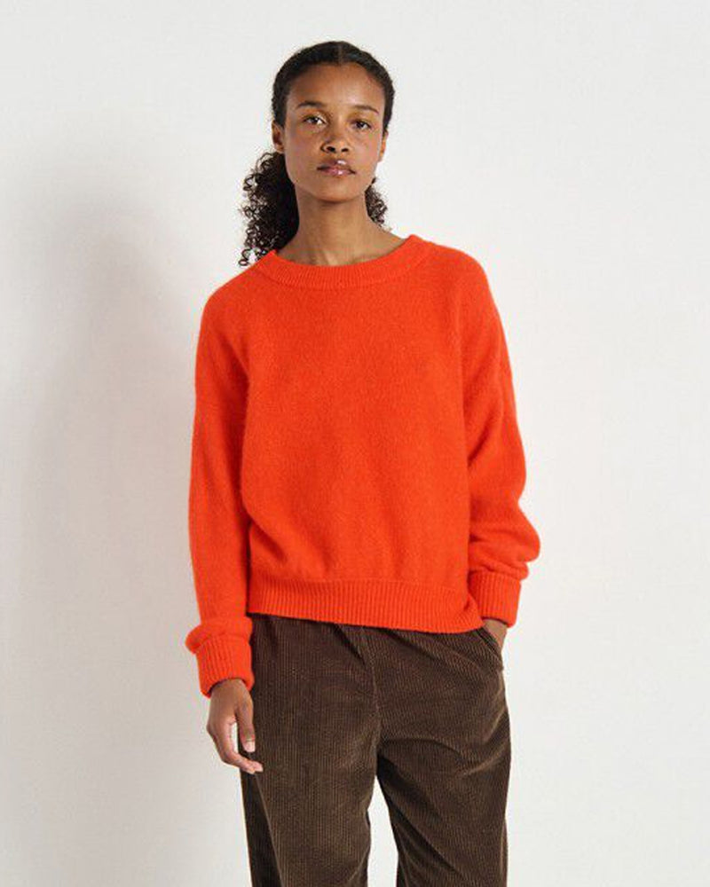 American Vintage Vitow Knit Gaspacho Red