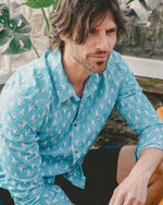 Aloft Aqua Octopus Beach Shirt