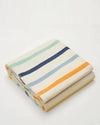 Recycled Cotton Spring Stripe Blanket