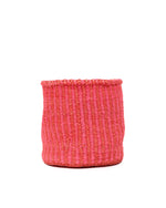 KIWANDA Red and Pink Stripe Basket