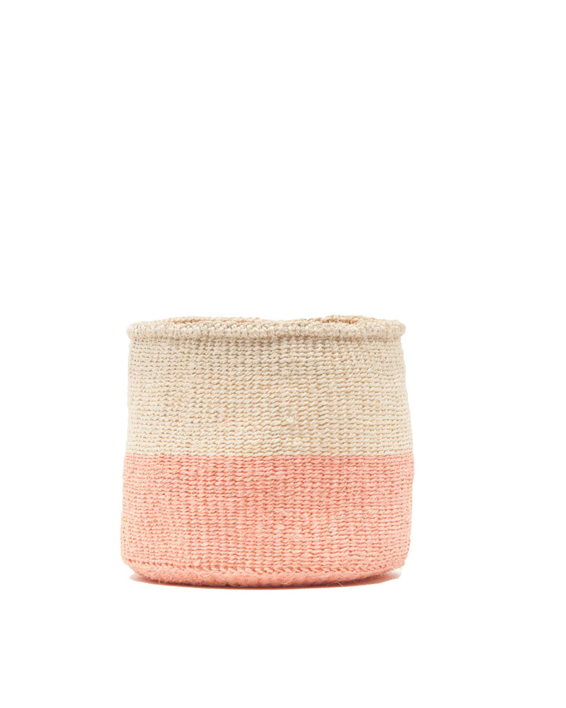 JIONO dusty pink colour block Basket
