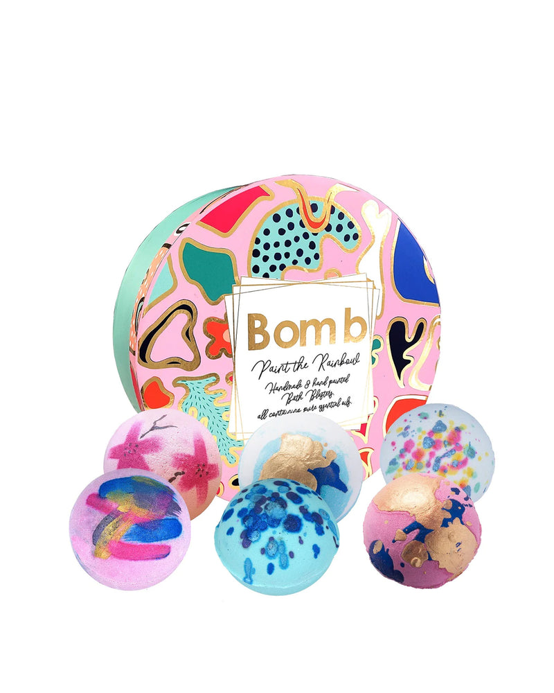 Bomb Cosmetics Paint The Rainbow Bath Bomb Set