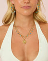 Bijoux de Mimi Grace Blue Droplet Necklace