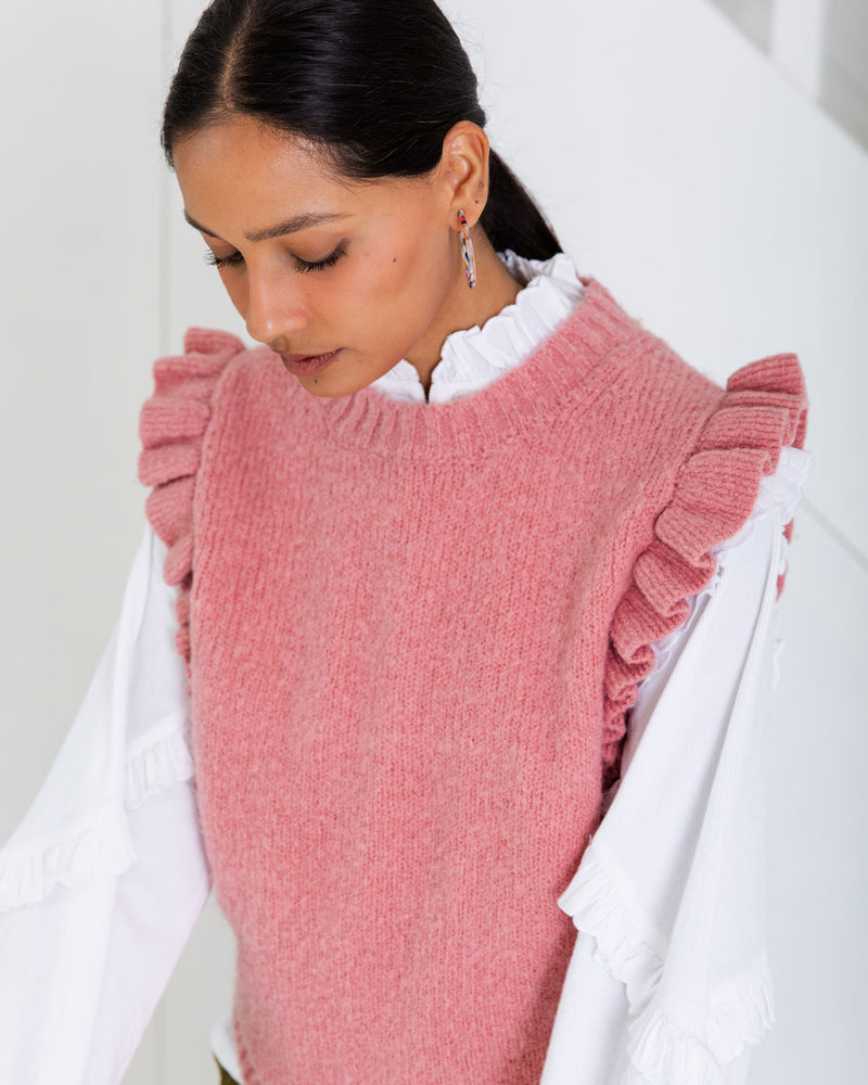 BONTE Claude Rose Knitted Vest