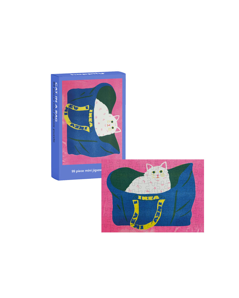 Cat in the Bag mini jigsaw