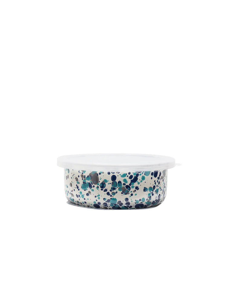 Splatter storage bowl with lid