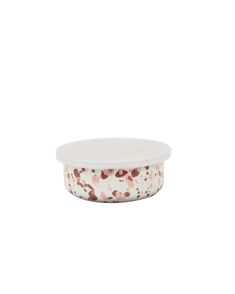 Splatter storage bowl with lid