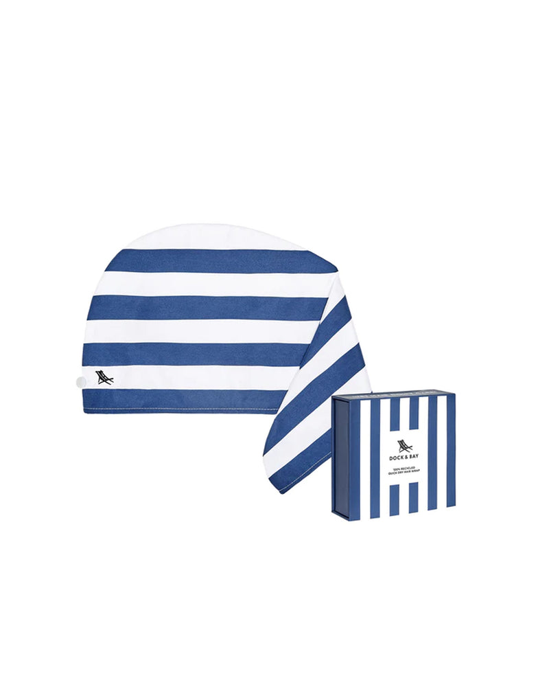 Dock & Bay Whitsunday Blue Hair Towel