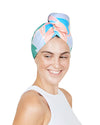 Dock and Bay Patterned Quick Dry Hair Wrap