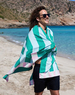 Dock and Bay Beach Towel Pastel Pier