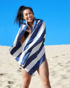 Dock and Bay Beach Towel Whitsunday Blue
