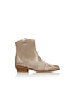 Lyon Stud Taupe & Stone Ankle Cowboy Boot