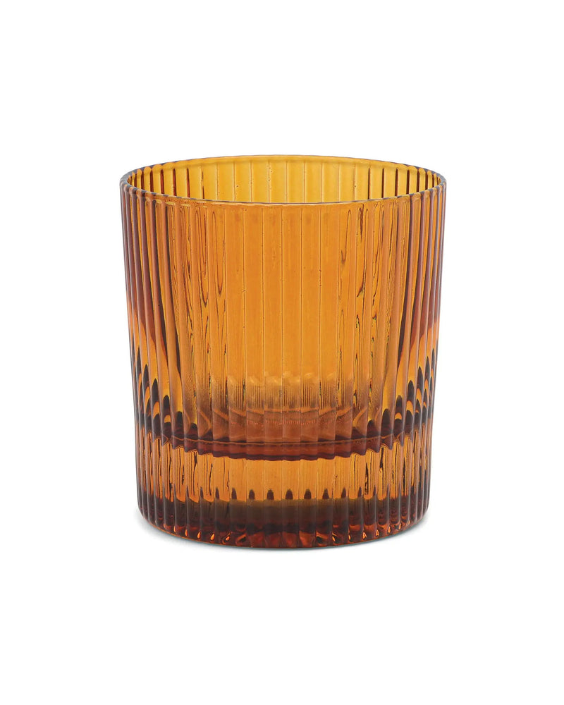 Lowball Glass Set of 2 - Amber