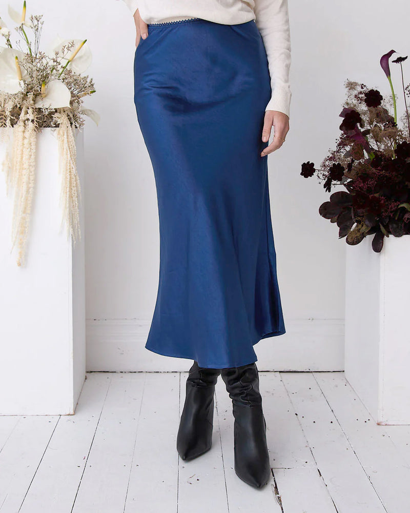 Fika Satin Skirt