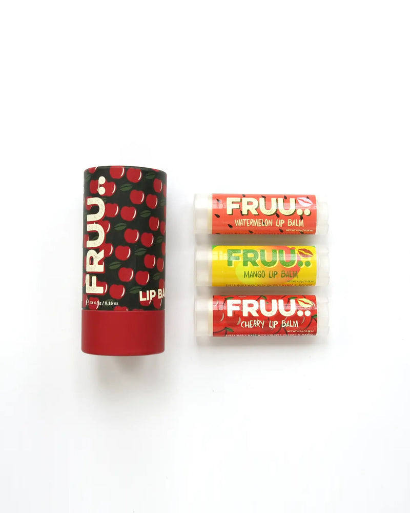 FRUU Cosmetics Lip Balm trio Set