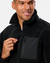 Gym + Coffee Industry Unisex Fleece Black