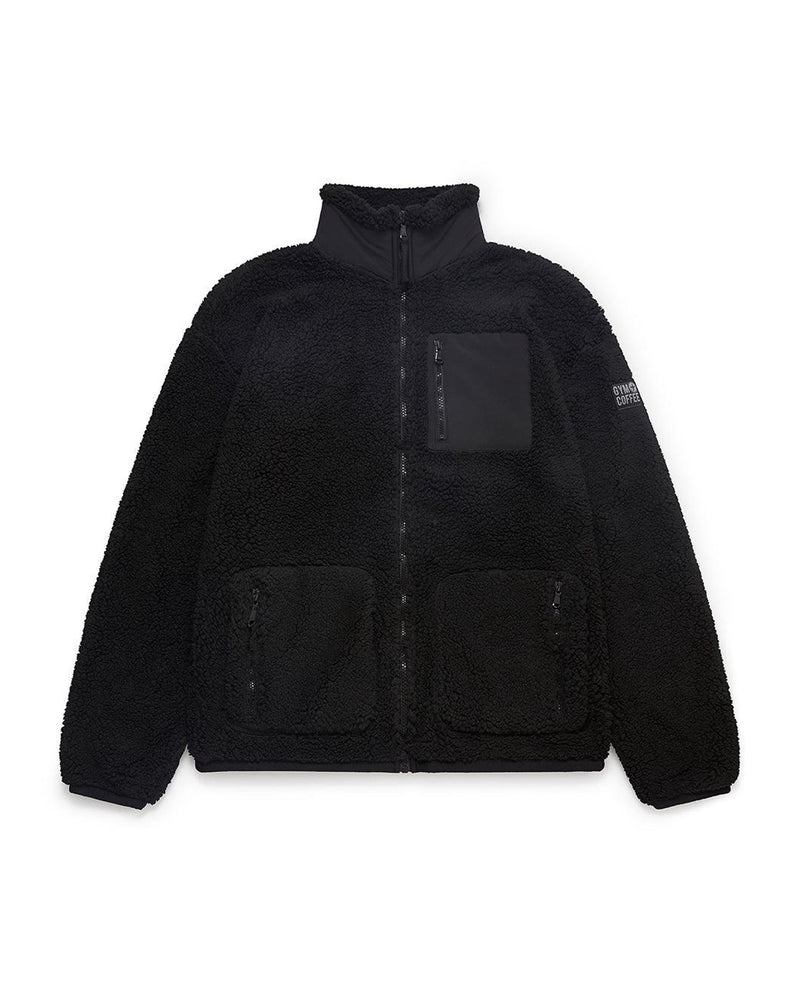 Gym + Coffee Industry Unisex Fleece Black