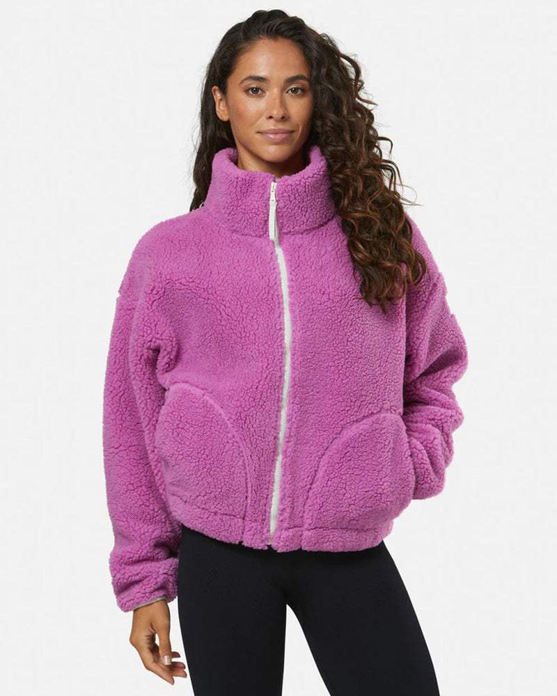 Gym + Coffee Industry Fleece Crisp Pink