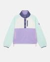 Gym + Coffee Snap Polar Fleece Lilac & Mint