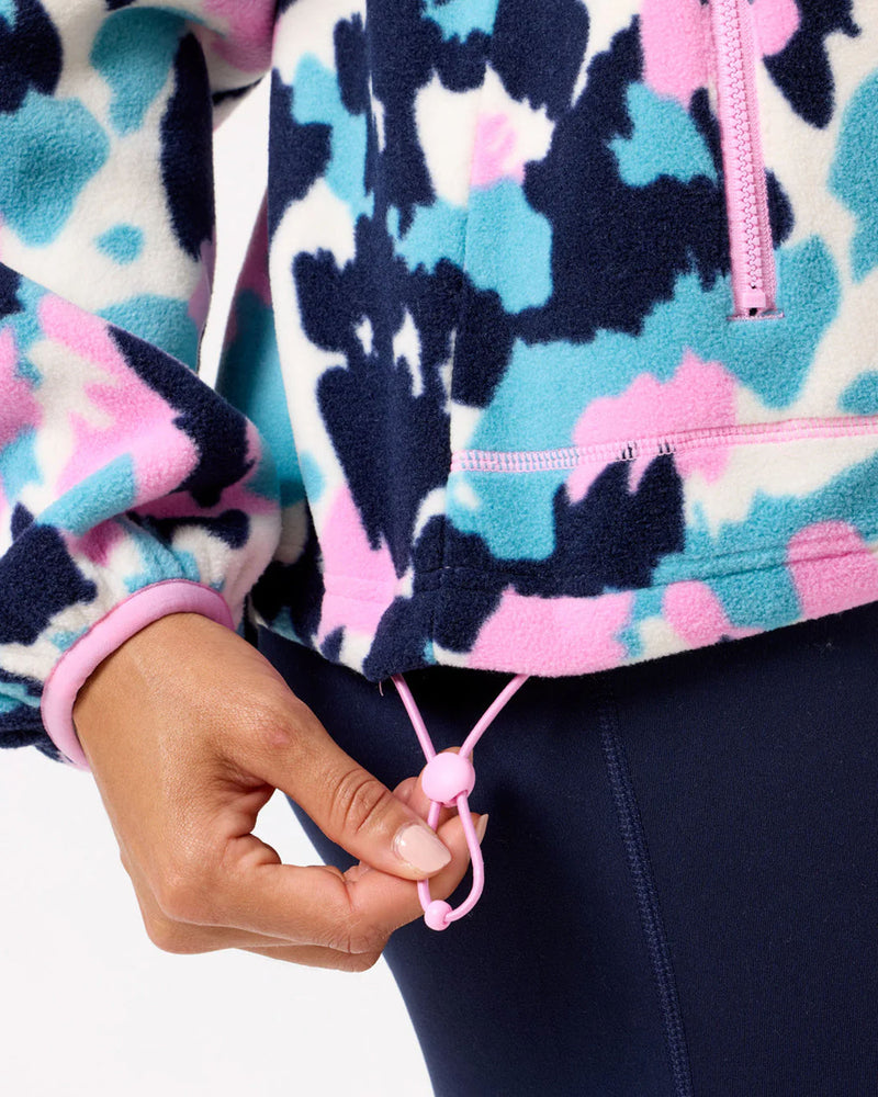 Gym + Coffee Snap Polar Fleece Light Pop Print