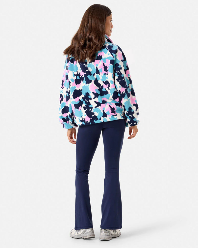 Gym + Coffee Snap Polar Fleece Light Pop Print