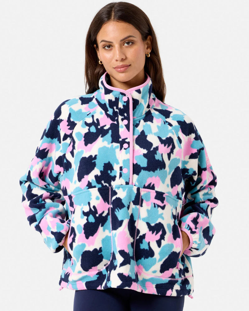 Gym + Coffee Snap Polar Fleece Light Pop Print