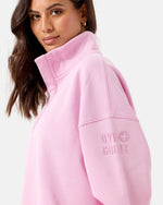 Gym + Coffee Sierra Sweatshirt Baby Pink