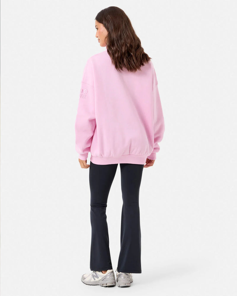 Gym + Coffee Sierra Sweatshirt Baby Pink