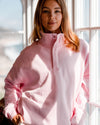 Gym + Coffee Sierra Sweatshirt Baby Pink