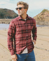 Hartford Des Red Flannel Shirt