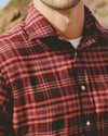 Hartford Des Red Flannel Shirt