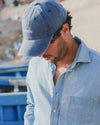 Hartford Reid Textured Indigo Shirt
