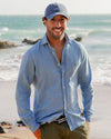 Hartford Reid Textured Indigo Shirt